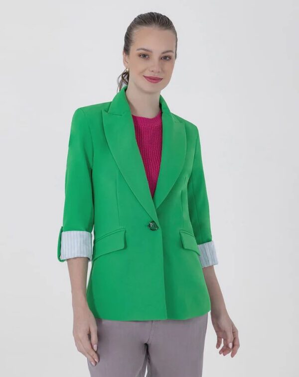 Blazer Contemporaneo Verde 22000045 Shyla