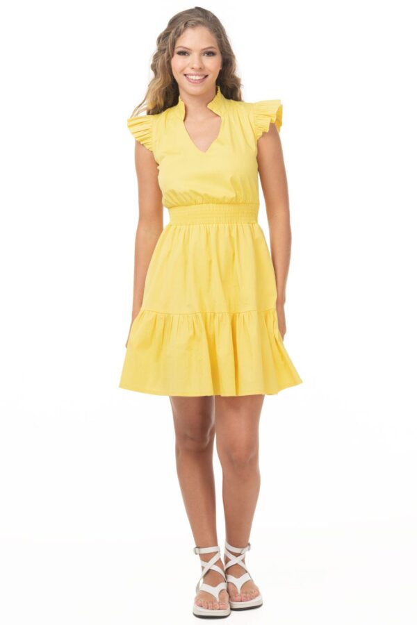 Vestido Amarillo Sarah Bustani JC1036 - Imagen 3