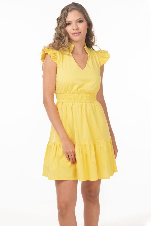 Vestido Amarillo Sarah Bustani JC1036