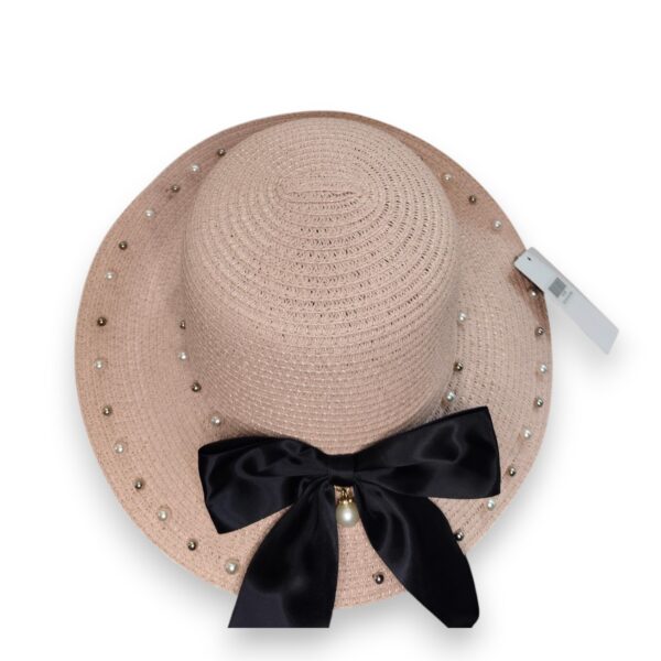 Sombrero Mediano Con Moño Y Perlas - Imagen 6