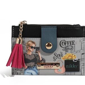 Tarjetero Monedero Minimalista NK22516 Urban Coffe Dream