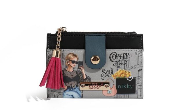 Tarjetero Monedero Minimalista NK22516 Urban Coffe Dream