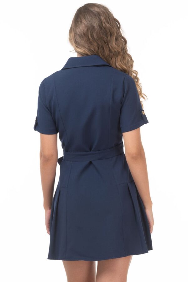 Vestido Sarah Bustani MOD.JC1049 Azul - Imagen 2