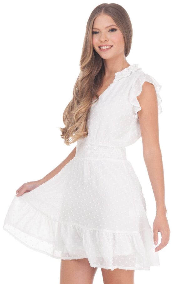 Vestido Sarah Bustani MOD.JC1072 Blanco