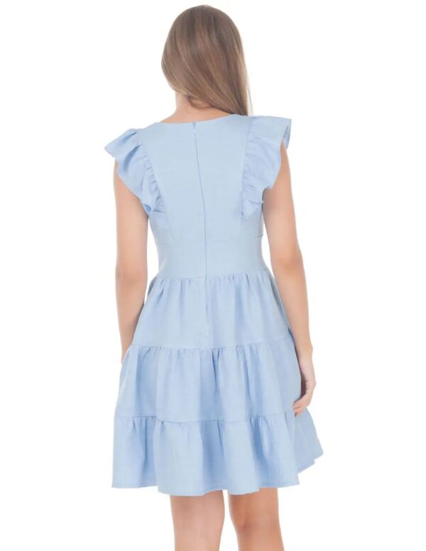 Vestido Sarah Bustani MOD.L00320 Azul - Imagen 2