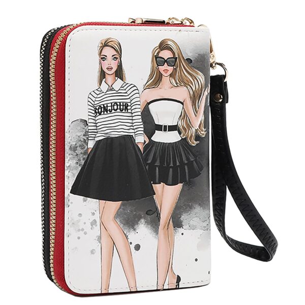 Cartera Doble Cierre NK24003 TRIO - Imagen 2