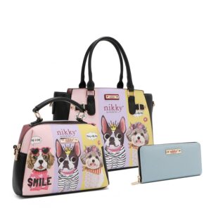 Set 3pz bolso crossbody y cartera NK12718 Best buddies