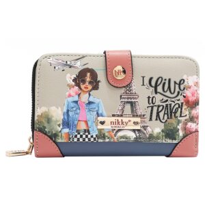Billetera Embrague NK22522 I Live To Travel