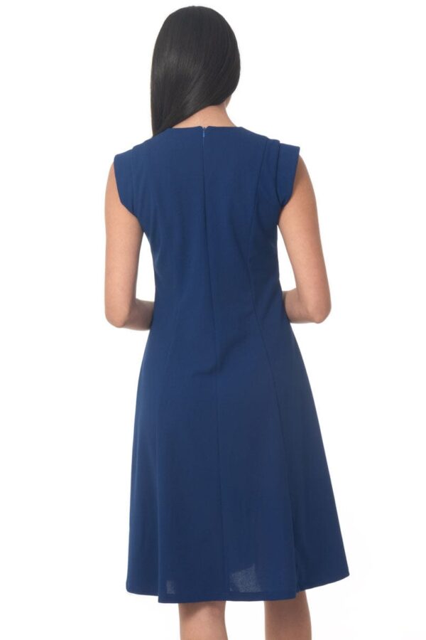 Vestido Sarah Bustani L00221 Azul Rey - Imagen 2