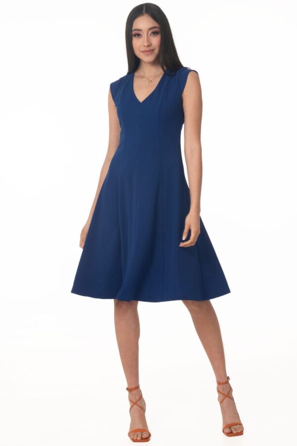 Vestido Sarah Bustani L00221 Azul Rey