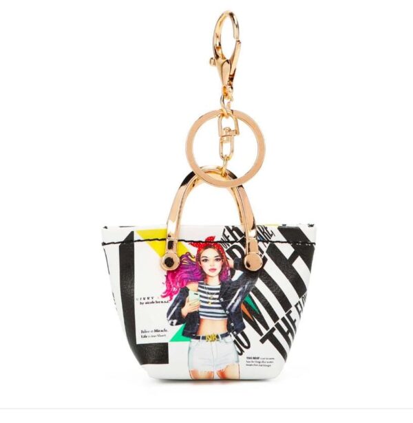 Mini Monedero Llavero NK20385 College Girl Nikky by Nicole Lee