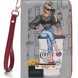 Cartera Doble Cierre NK24003 Urban Coffee Dream