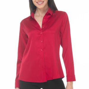 Blusa Camisera Rojo Sarah Bustani JC1123