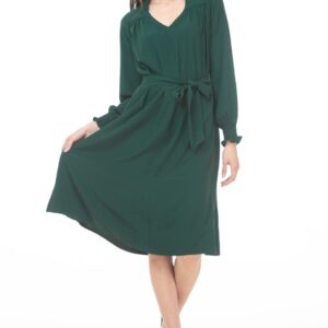Vestido Midi Verde Sarah Bustani L00346