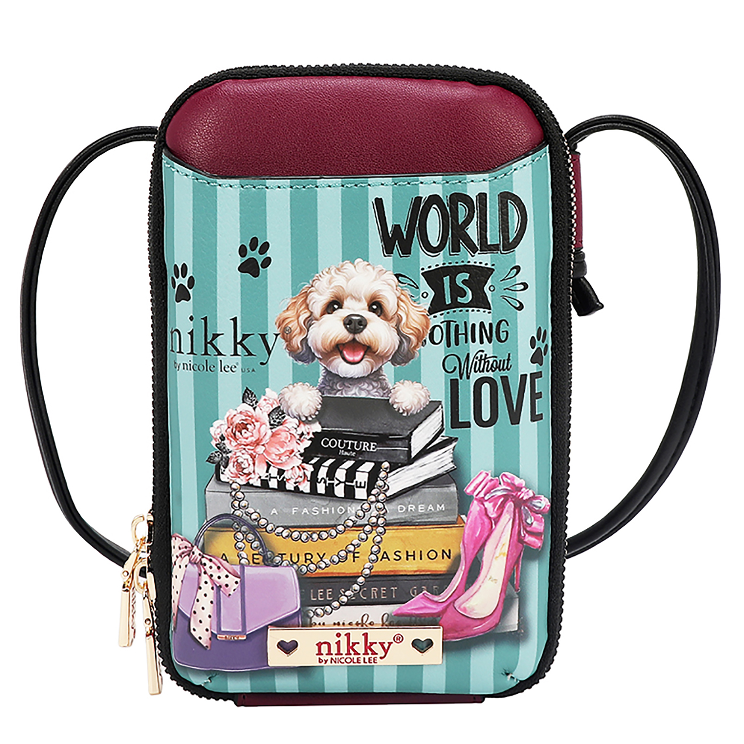 Bolso Cruzado Para Teléfono Con Cartera NK24006 Meant Ton Love you