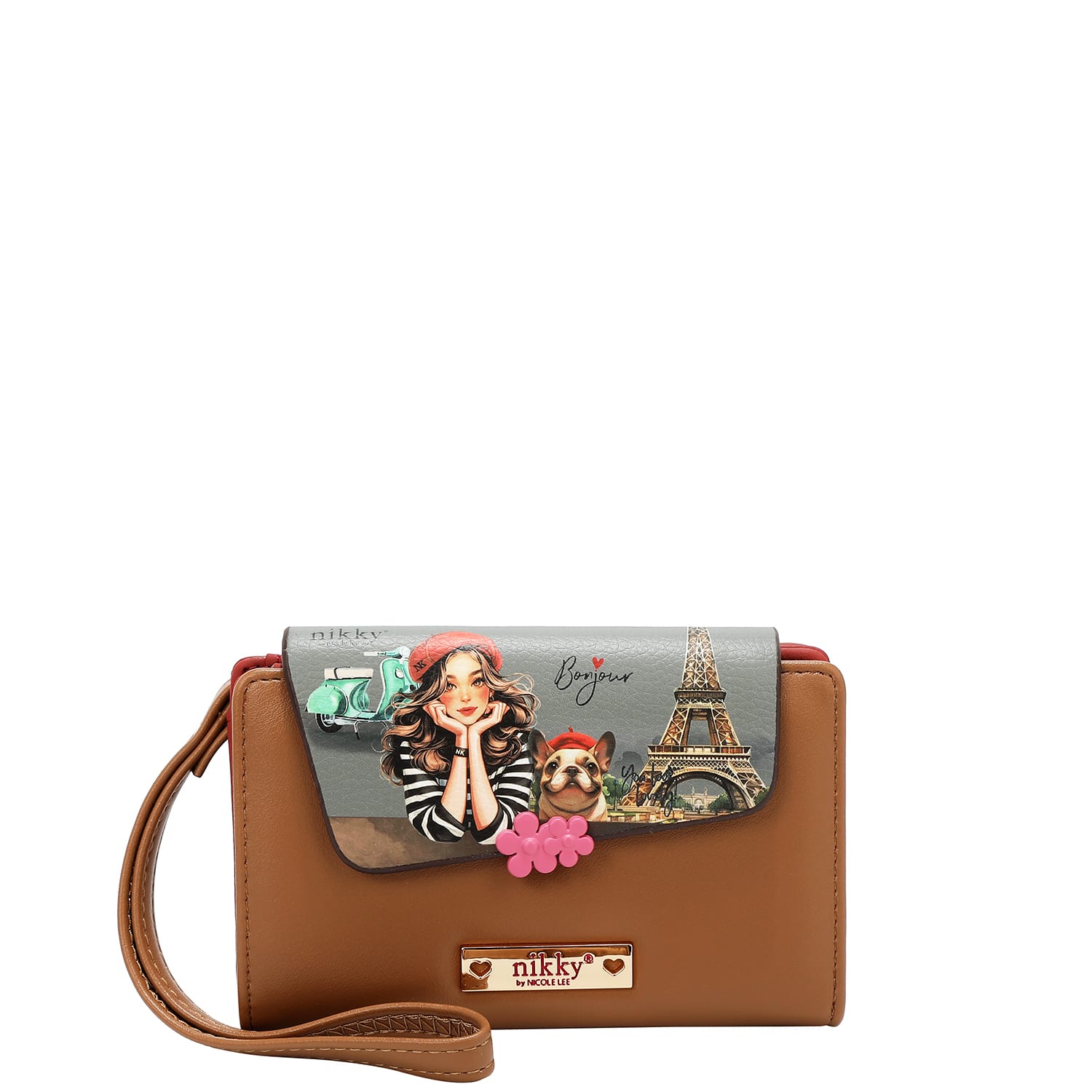 Cartera Bifoliar Pequeña NK24005 Eiffel Dreams