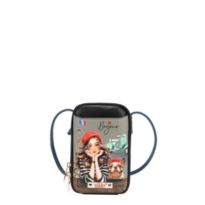 Bolso Cruzado Para Teléfono Con Cartera NK24006 Eiffel Dreams