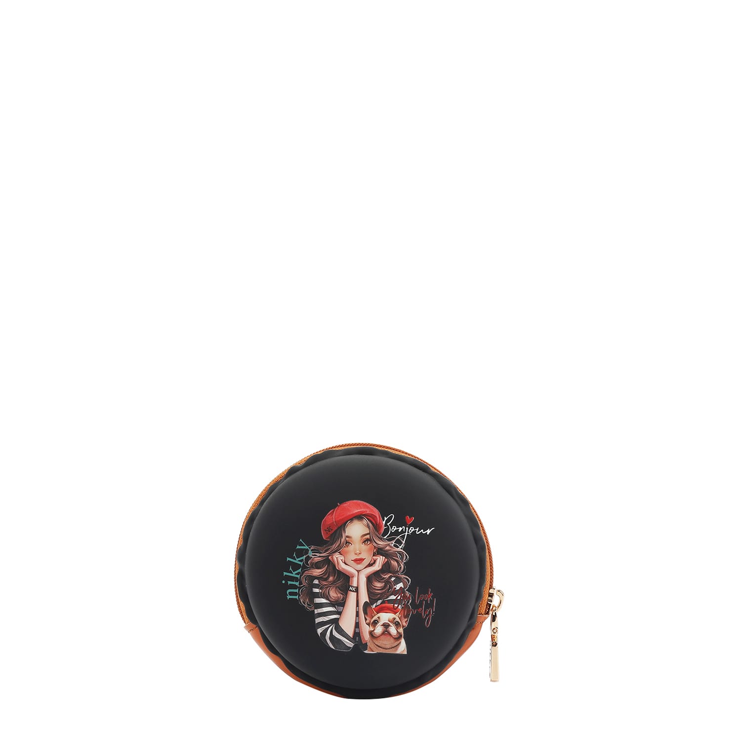 Monedero Silicon Cierre Macaron NK25009 Eiffel Dreams