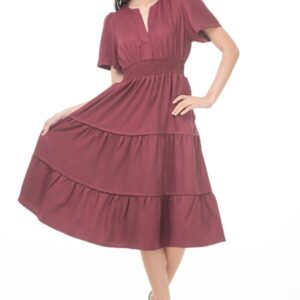 Vestido Vino L00344 Sarah Bustani