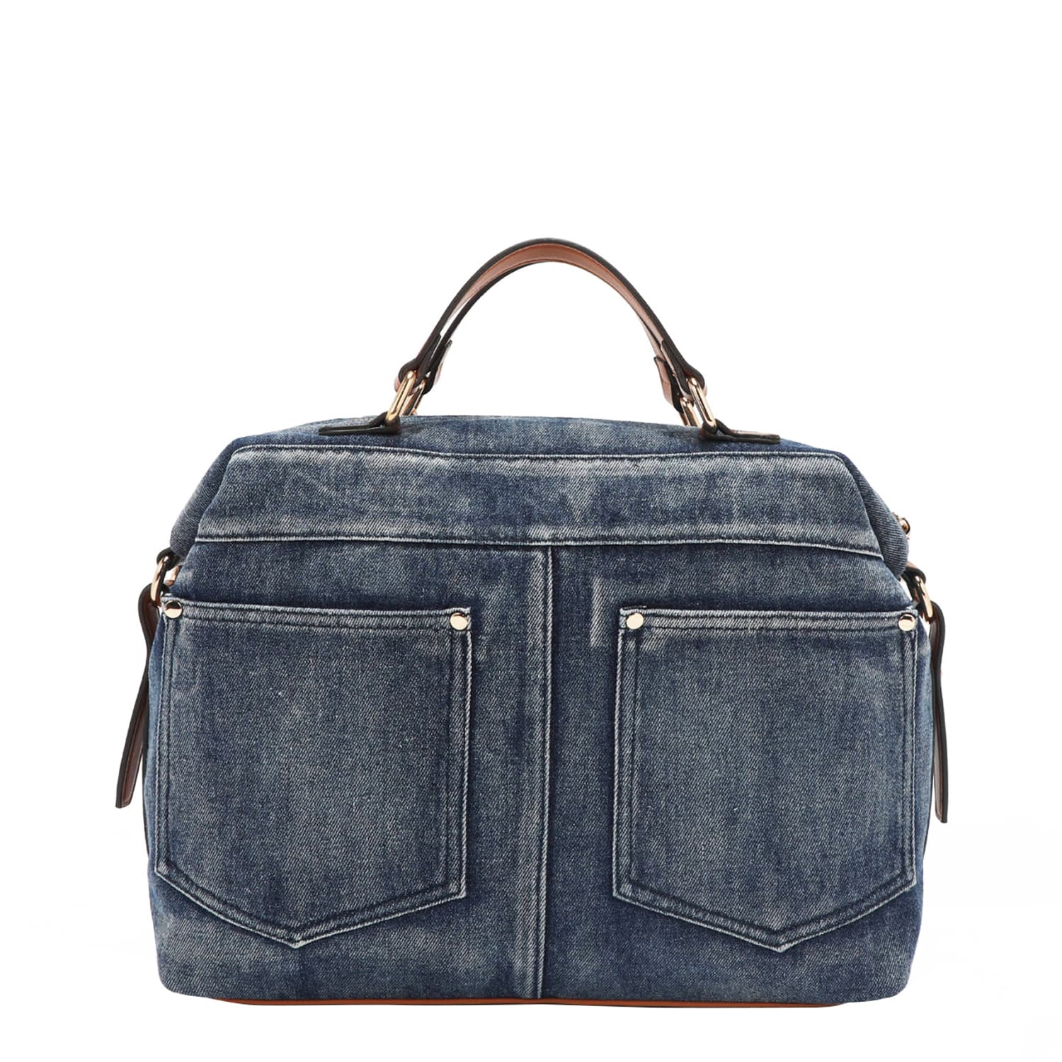 Bolso Satchel Mezclilla Sofia Montana JS17026 Nicole Lee - Imagen 2