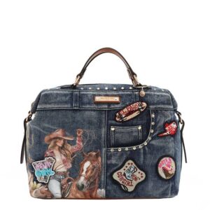 Bolso Satchel Mezclilla Sofia Montana JS17026 Nicole Lee