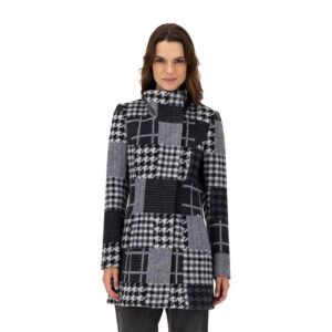 Abrigo Shyla 27000726 Negro Estampado